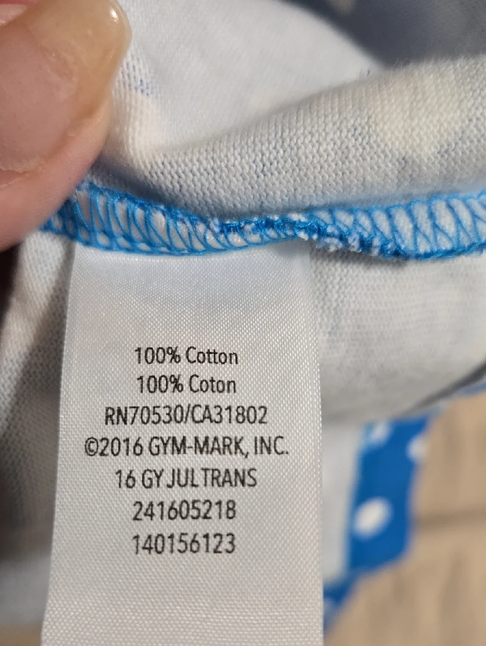 Gymboree blue polka